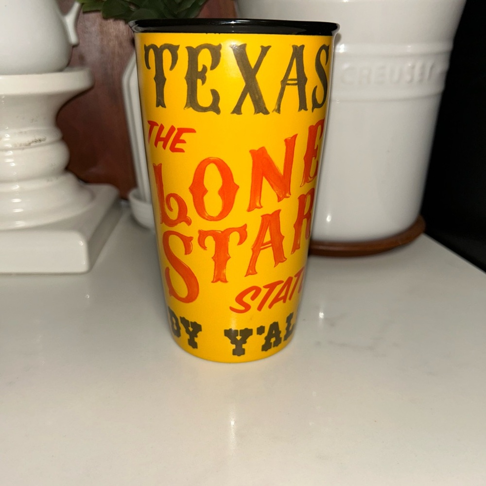 Starbucks Texas The Lone Star Ceramic Coffee Tumbler